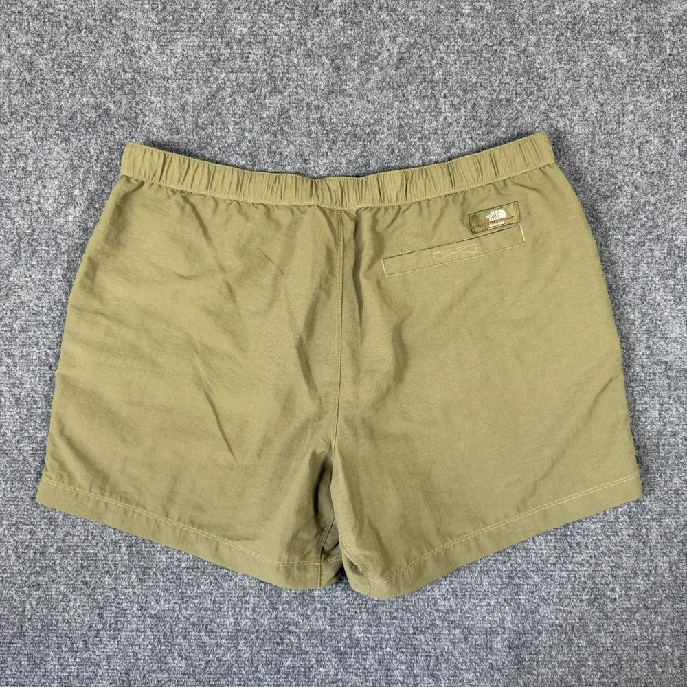 The North Face Shorts Womens Large Green Zipper Gorpcore Hiking Outdoors Logo